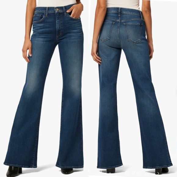 Joe’s Jeans The Molly High-Rise ‘70s-inspired Flare Wide Leg Stretch Denim Jeans - Picture 2 of 11